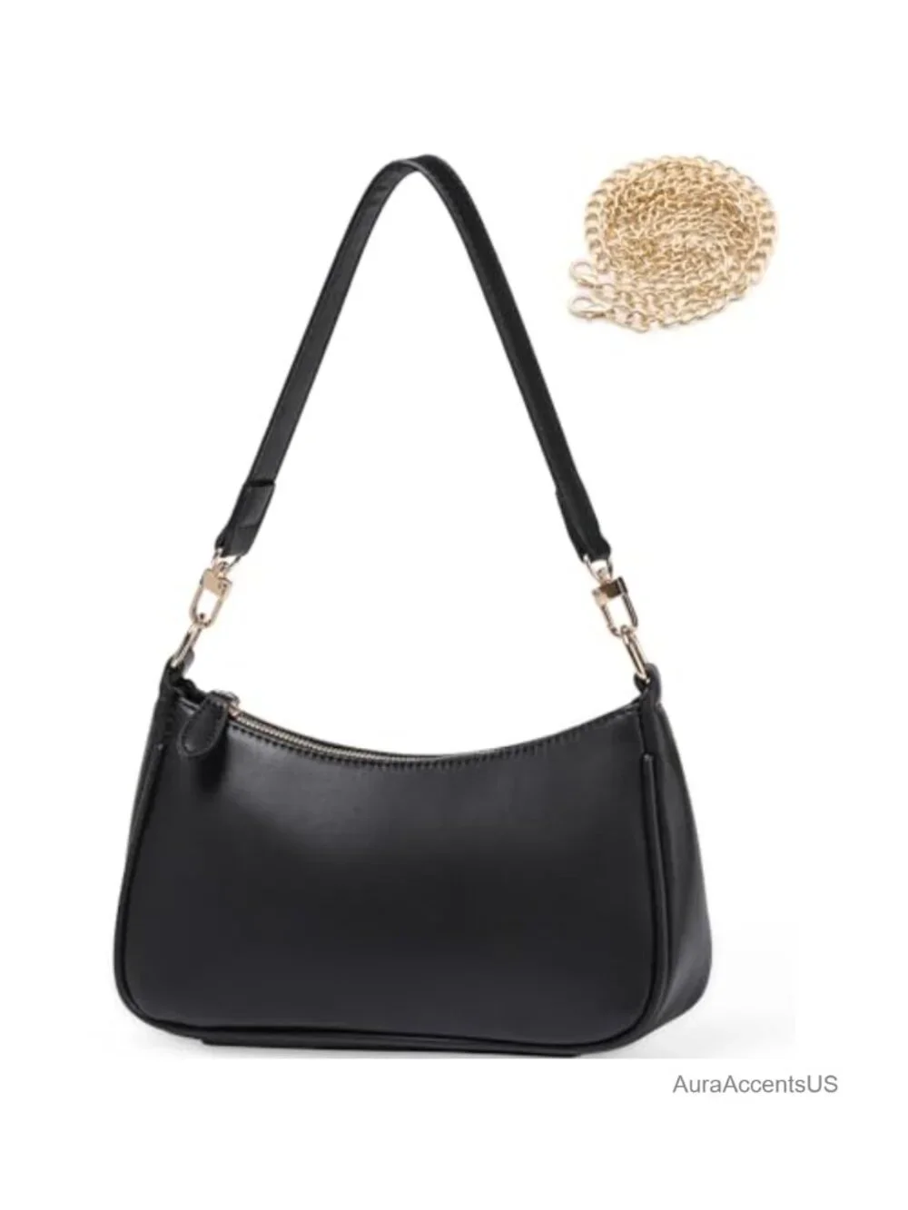 Vegan Leather Crossbody Hobo Bag Clutch Tote Shoulder Purse